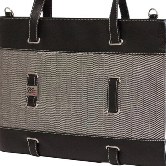 Mobile Edge Mobile Edge Classic Herringbone Laptop Tablet Bag - Picture 7 of 12